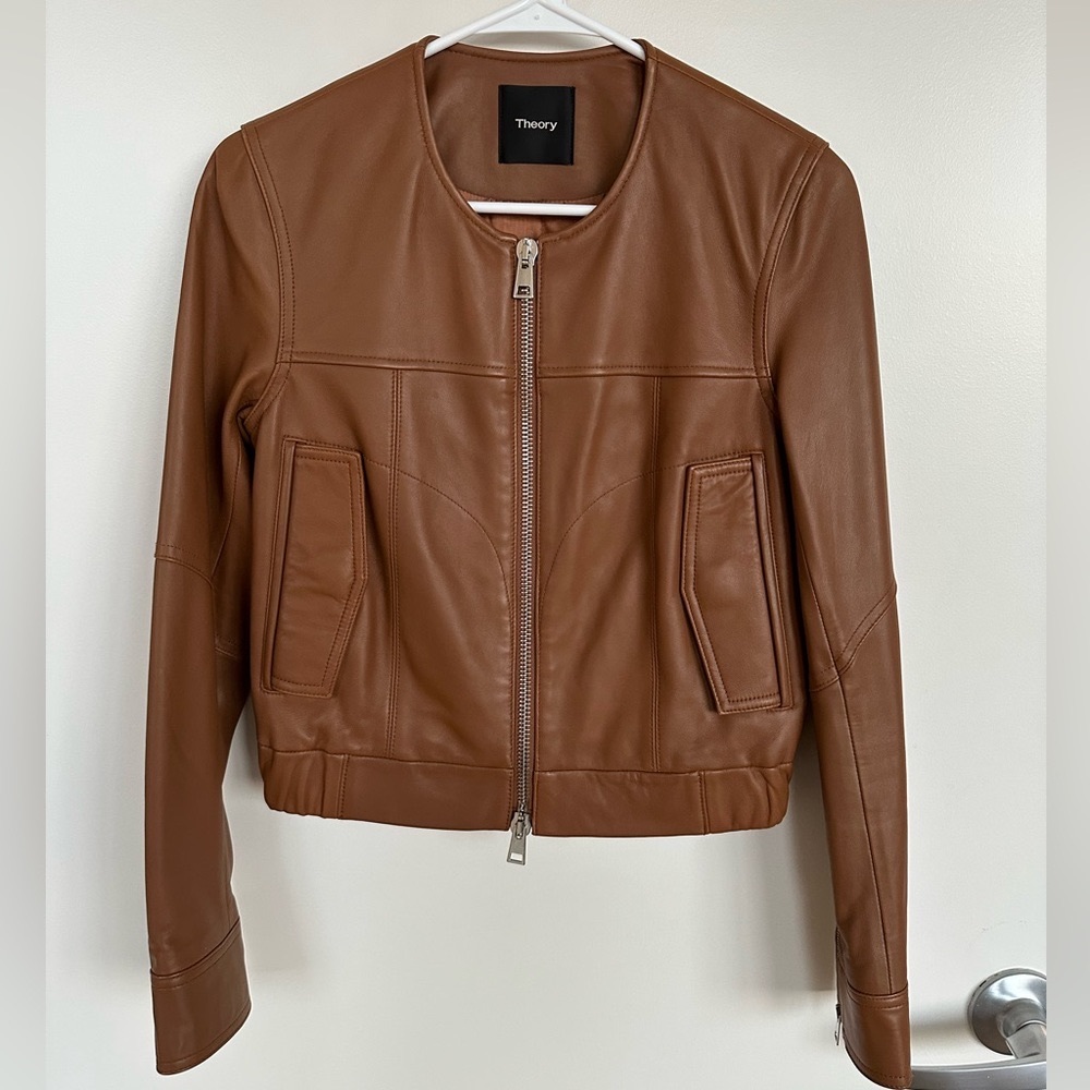 Theory Leather Jacket SP